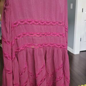 Free People Intimately Slip Voile Trapeze, Size S